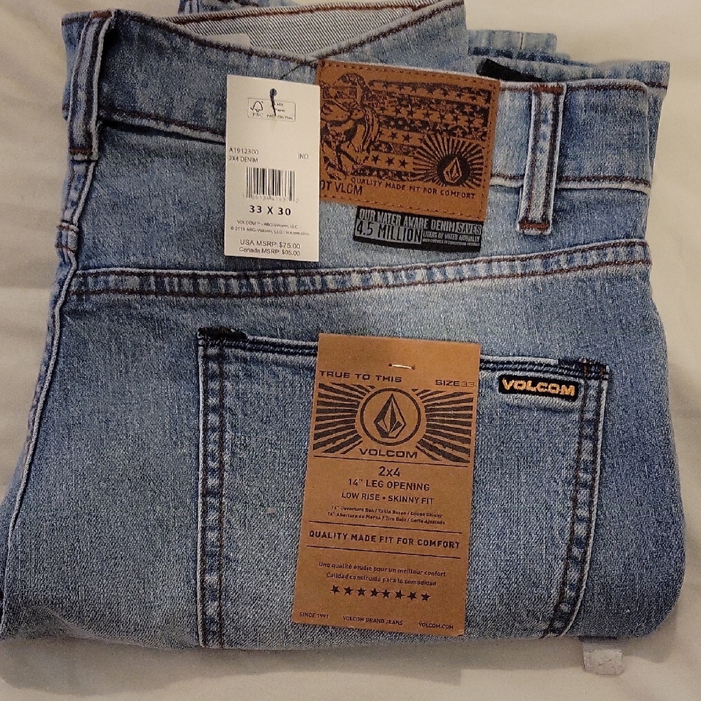 Volcom Light Blue Denim Pants